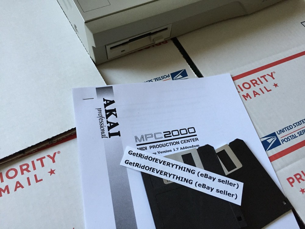 4 Akai MPC 2000 Version 1.72 Boot Operating System HD Floppy Disk FREE ADDENDUM