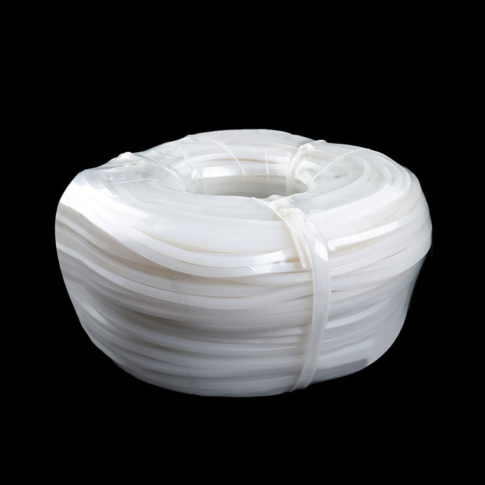 1mm - 30mm Thick White Solid Silicone Rubber Sealing Strip Gasket Width 2mm-50mm