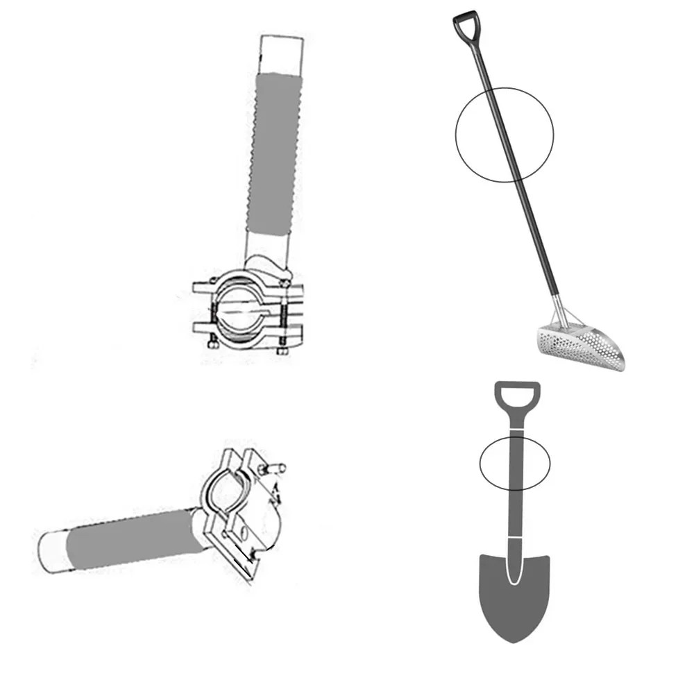 Saver Pull Handle for Serious Beach Hunters Shovel Scoops Back Saving Universal