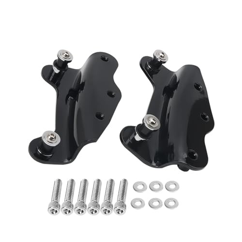 Detachable 4-Point Docking Hardware Kit Compatible For Touring 2009-2013 Black