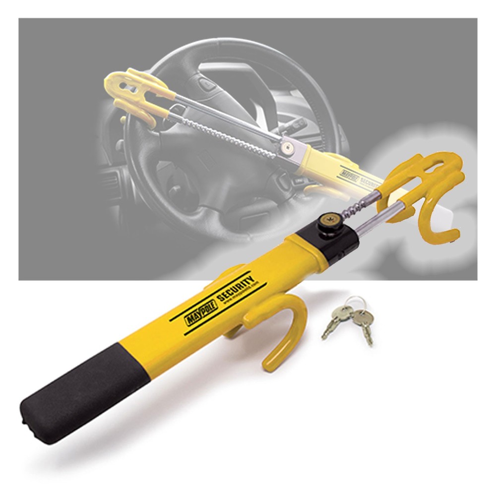 Premium Twin Hook Steering Wheel Lock For GMC Security Anti Theft