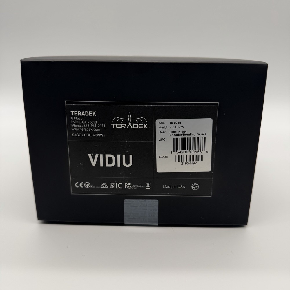 Teradek VidiU Pro Streaming Device H.264 Web Encoder