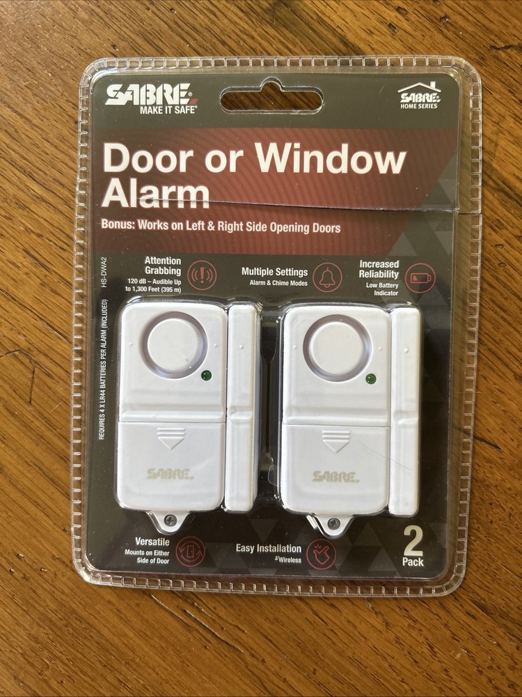 SABRE Wireless Door and Window Alarm (2-Pack)