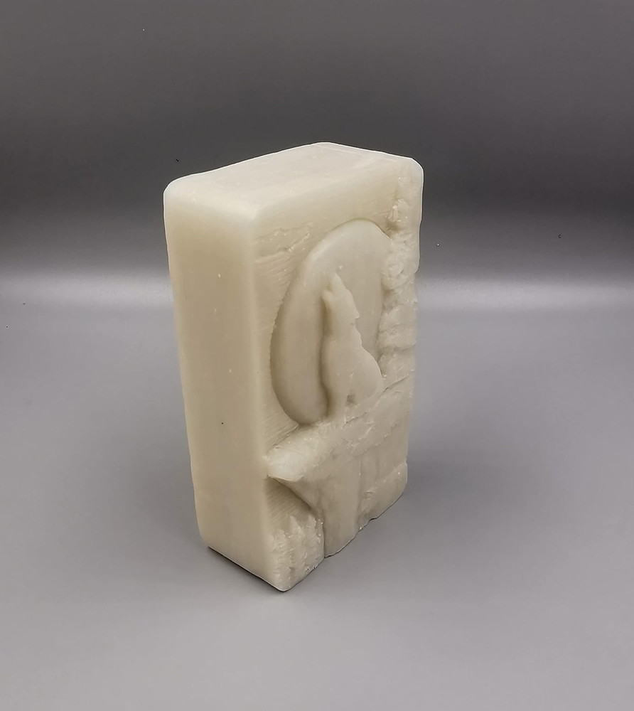 Wolf Moon Silicone Mold for SOAP Making Wax Resin Plaster