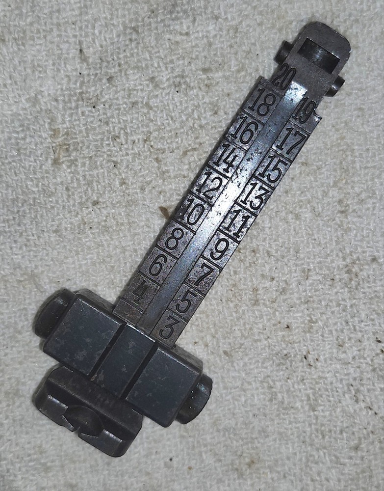 Czech VZ 24 Mauser 98 Rifle Rear Sight Ladder