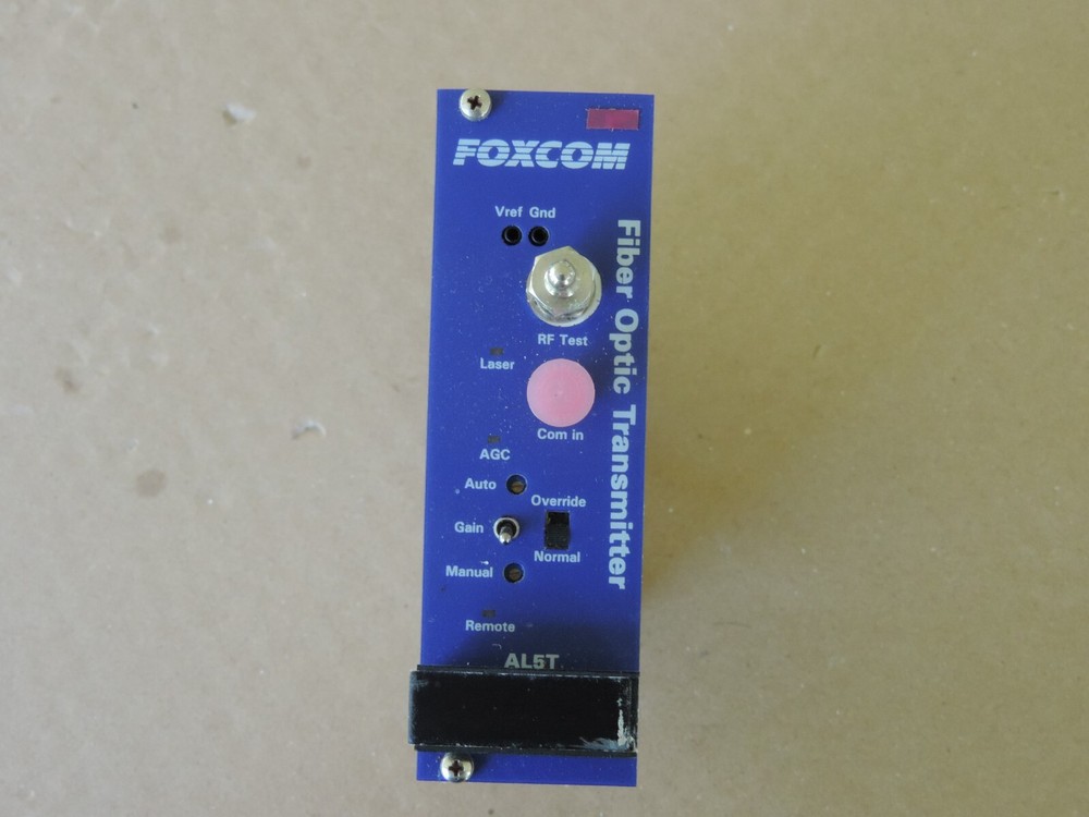 FOXCOM AL5T FIBER OPTIC TRANSMITTER ST/APC  DBS
