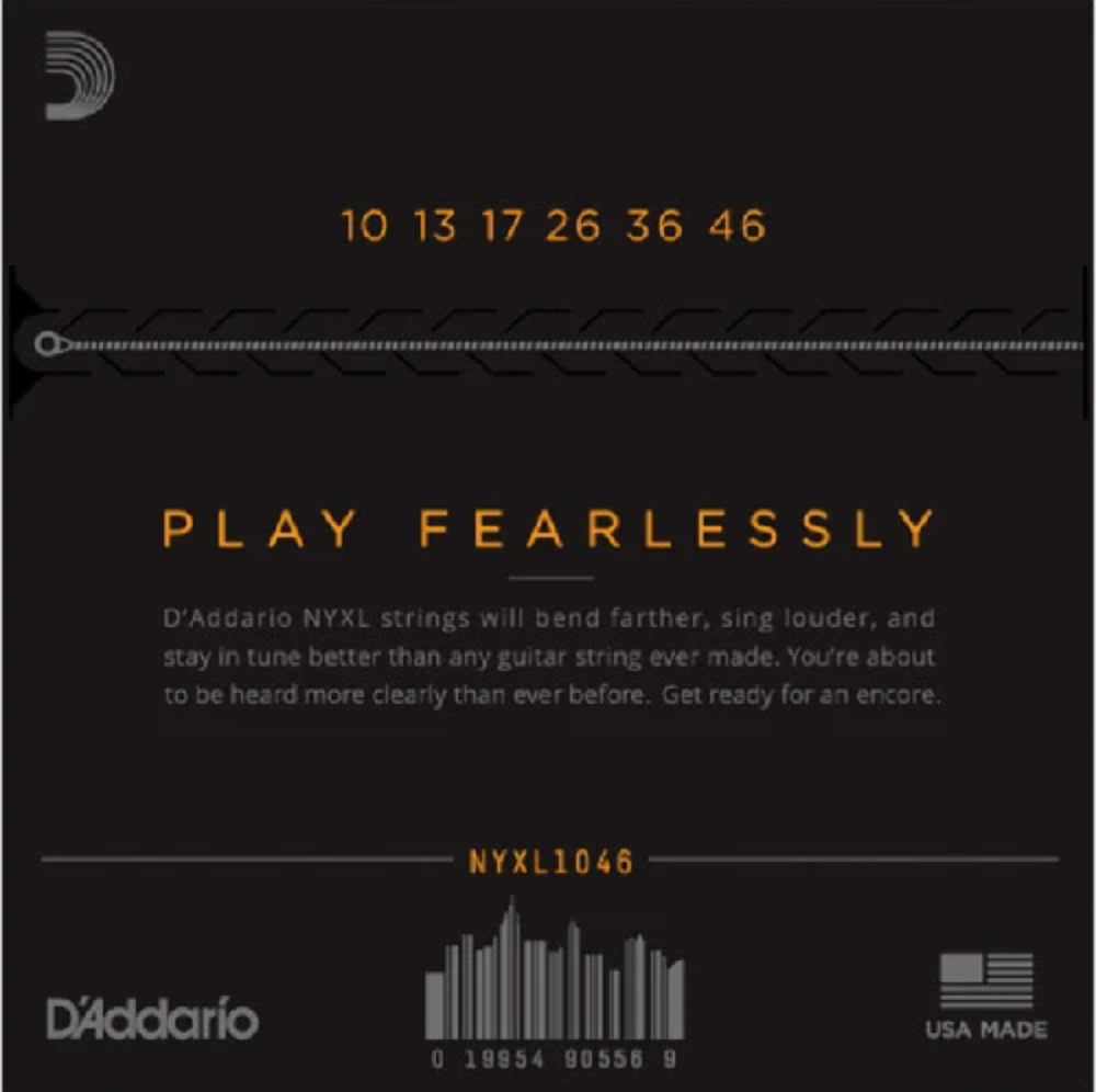 D'addario Nickel Wound, Regular Light, 10-46 Electric Guitar Strings