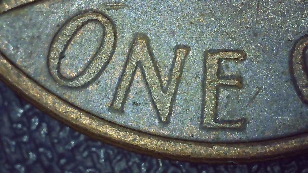 1979 D Lincoln Penny error repunched mintmark