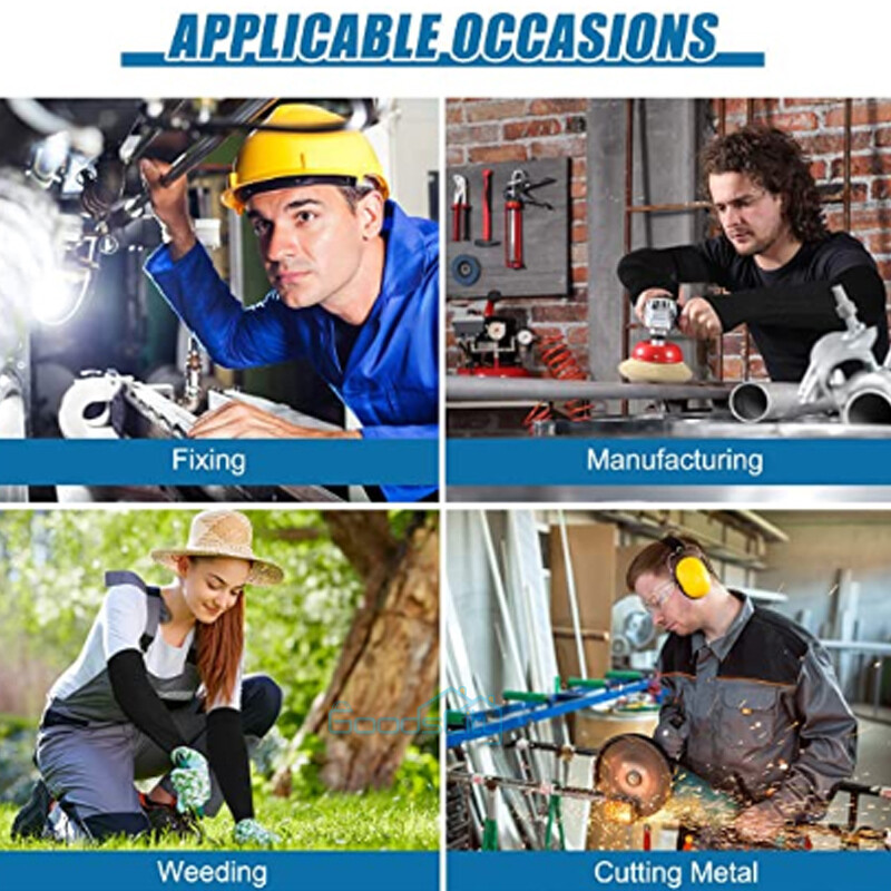 Cut Resistant Sleeves with Thumb Hole for Safety Work Preventing Stab