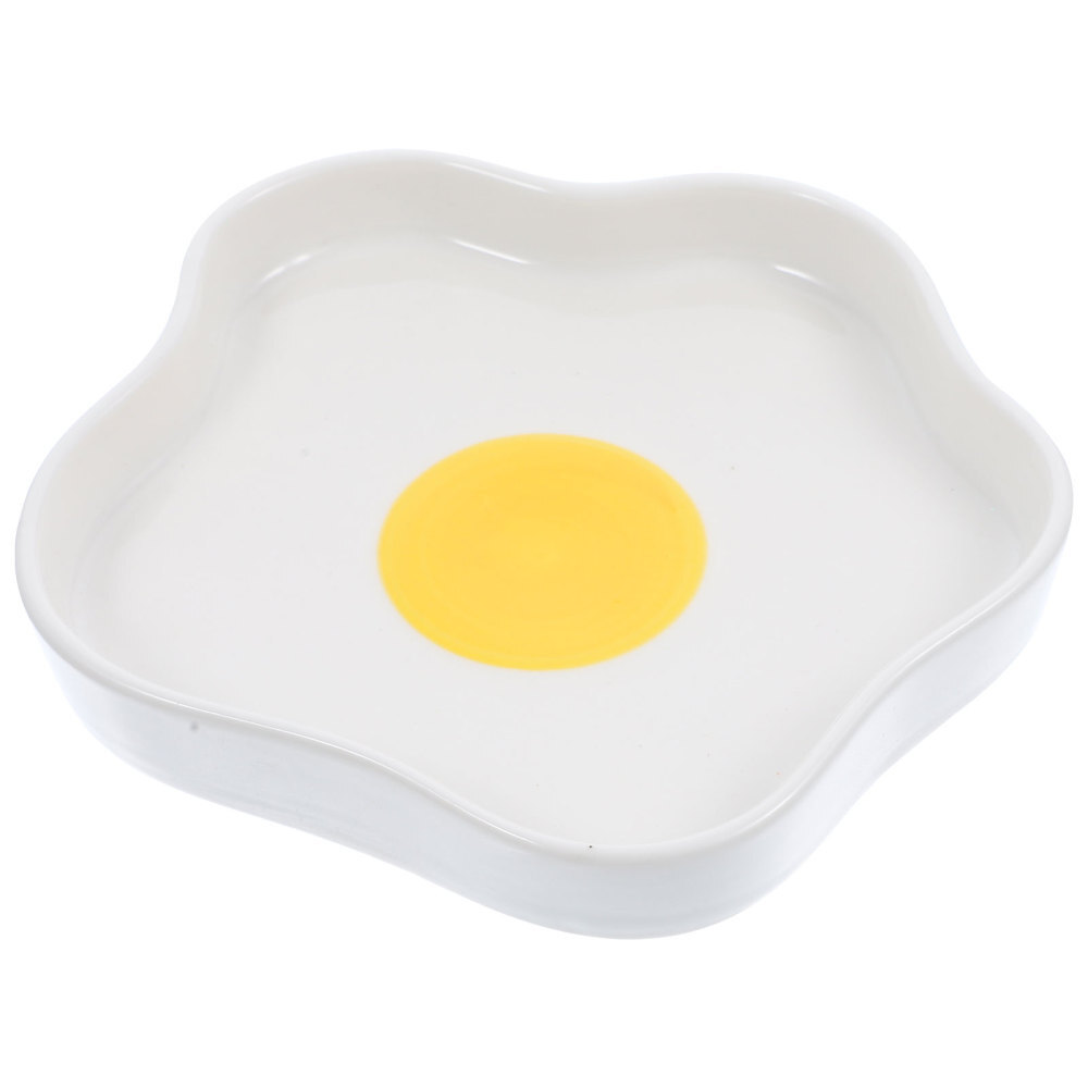 1PC Kitchen Dish Egg Plate Storage Storage Container Snacks Serving Plate