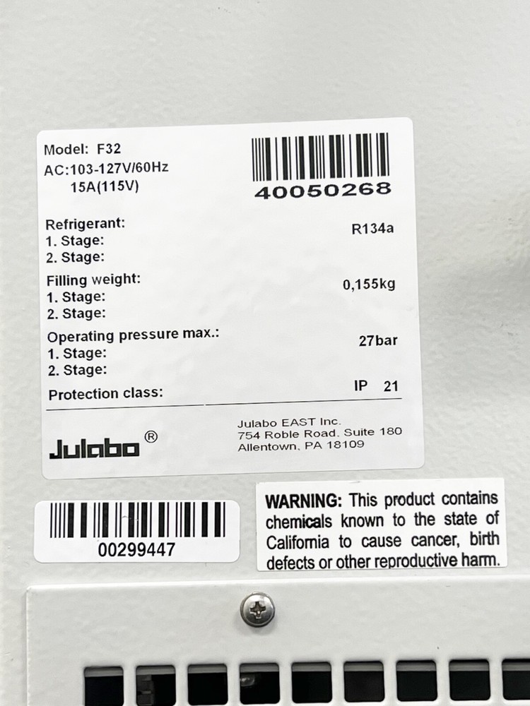 Julabo F32 Refrigerated/Heating Circulator