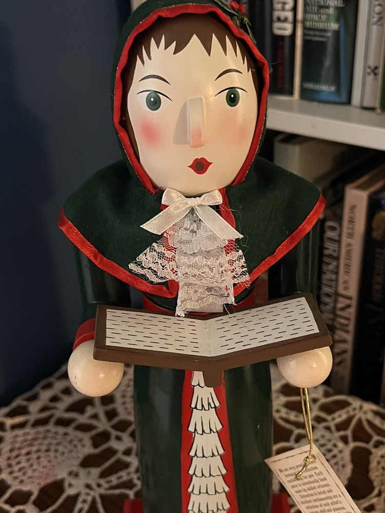 Nutcracker Victorian Caroler Choir 2008 Limited Edition Christmas Decor Retro