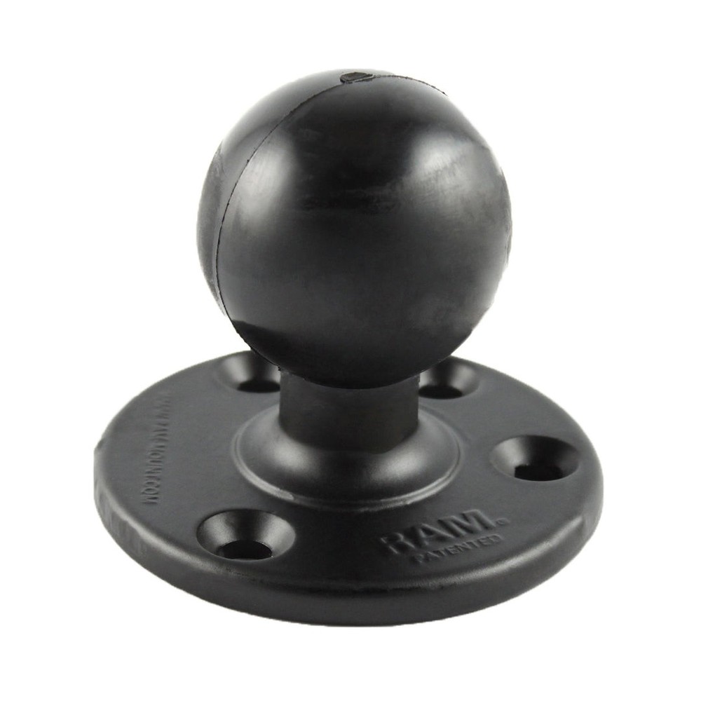 RAM-D-202U  RAM Large Round Plate with Ball - D Size...