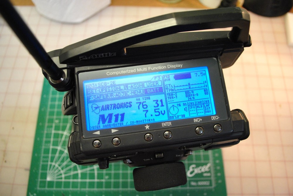 Airtronics M11x RC Racing Computer Transmitter (Missing Battery Cover)