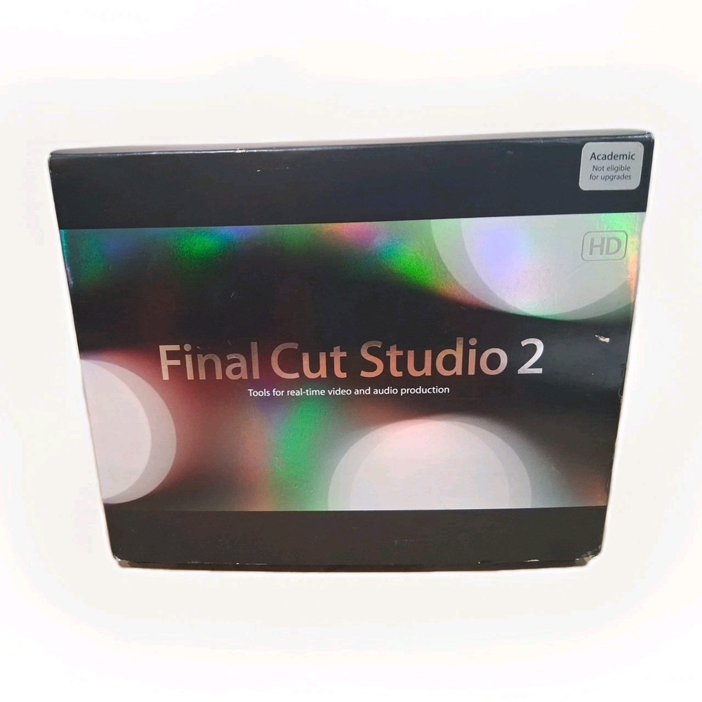 Final Cut Studio 2 HD Academic Version With Final Cut Studio HD Pre Owned