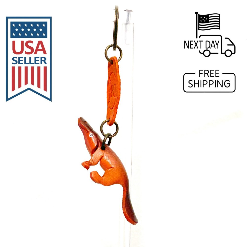 Platypus Handmade Leather Keyring