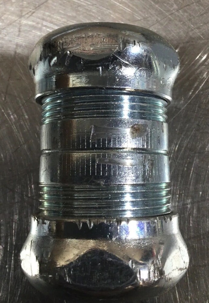 Compression Coupling 1” Steel Fittings 12pcs NOS SURPLUS