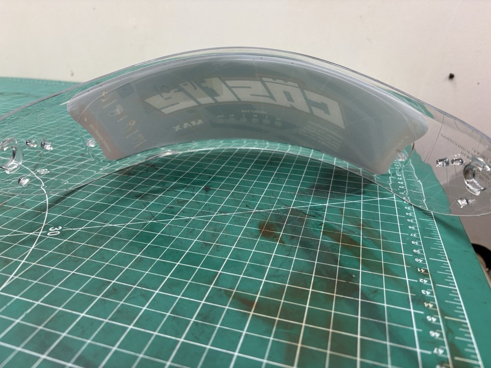 Castle 37-201 Replacement Pinlock Shield for Mugello Solid Helmets