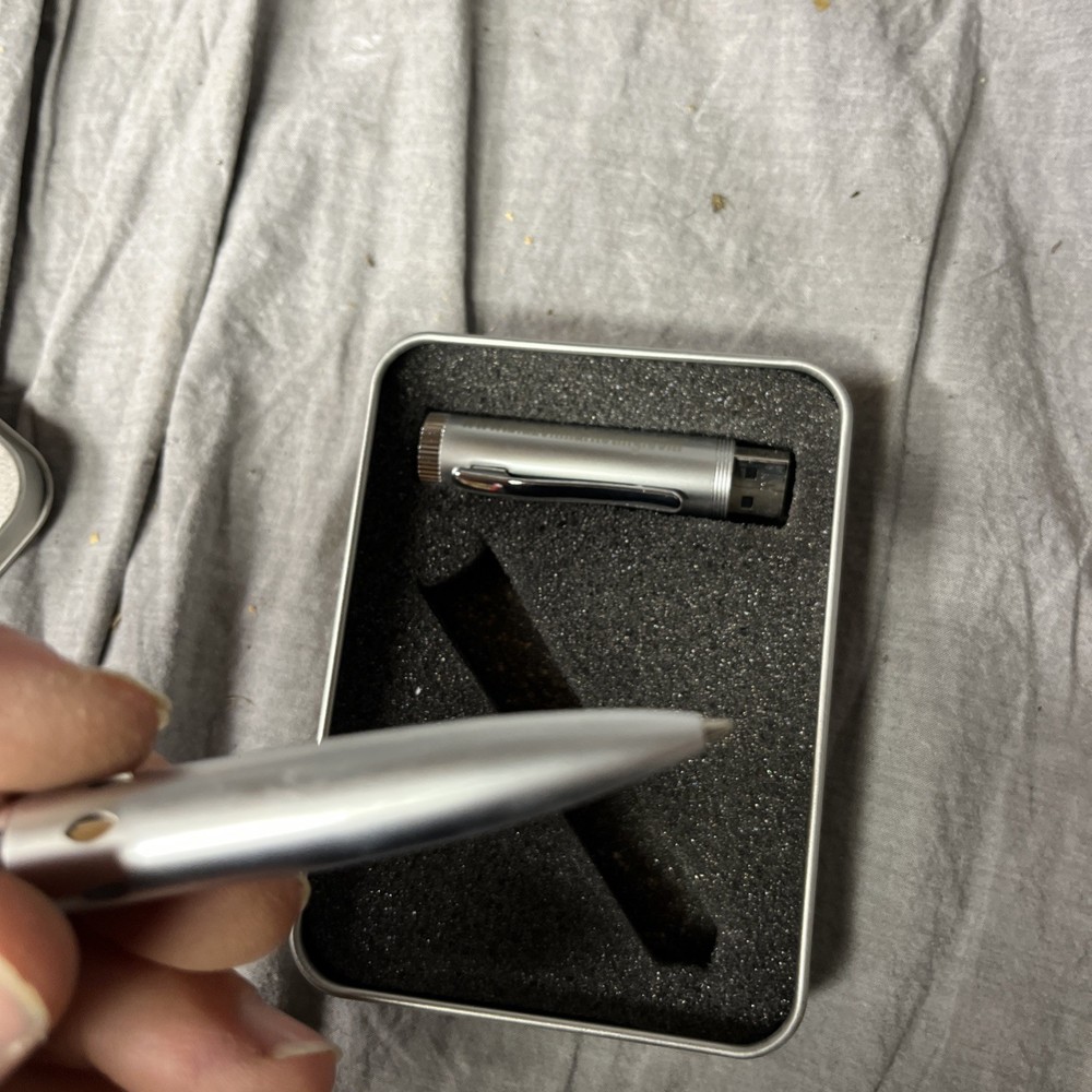 Stylish Ballpoint Silver Pen with USB 2gb memory UAE Special Operation Command