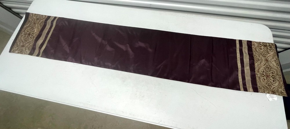 Lot of 3 Table Runners Set Multicolor Damask Pattern for Kitchen & Dining Table