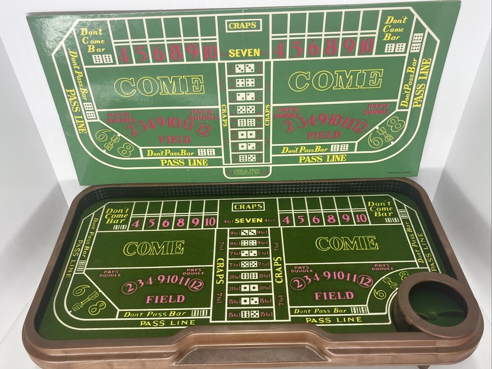 Vintage Waco Auto-Shooter Craps Table Automatic Dice Roller Complete-Tested