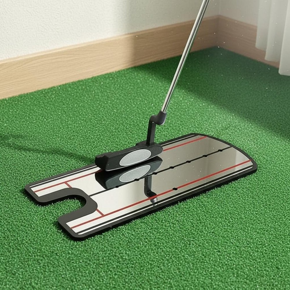Golf Putting Mirror Reflective Surface Putting Mirror for Driving Range