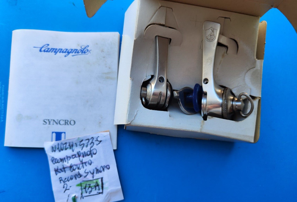 CAMPAGNOLO CONTROL KIT RECORD SYNCRO 2 IN ORIGINAL BOX LEVE COMANDO