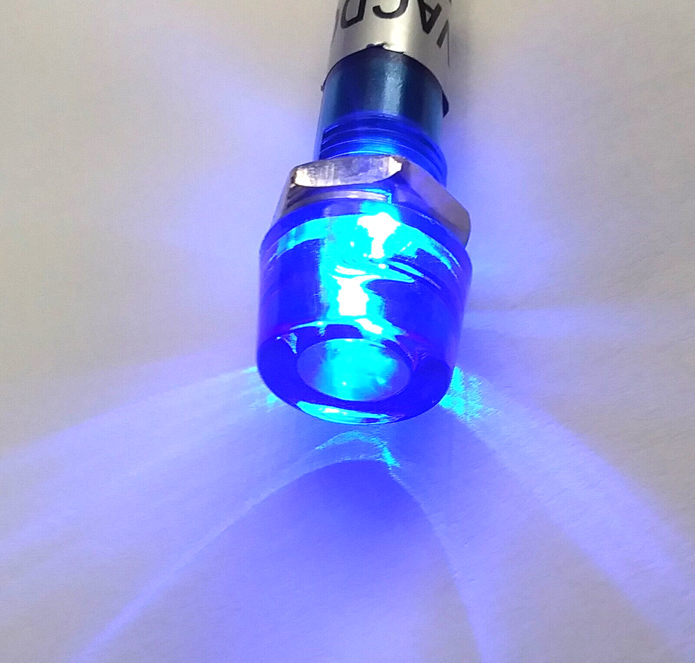 BBT 24 volt Waterproof Blue LED Hi-Profile Indicator Light