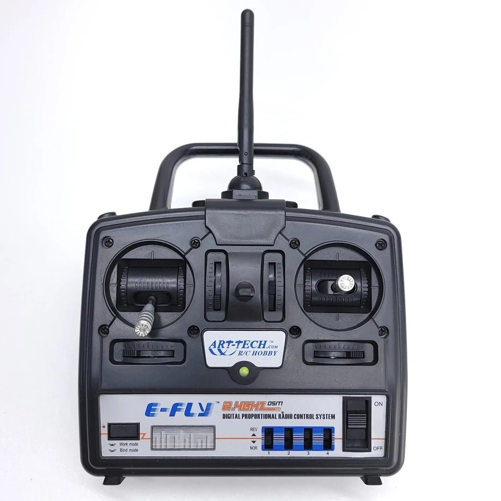 Art-Tech E-Fly 2.4 DSM Digital Radio Controller 4 Channel  RC Heli RC SImulator