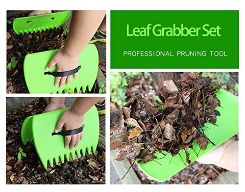 Leaf Grabber Set Paw Handheld Hazelnut Leaf Scoop Fast Lawn Remove Fallen Col...