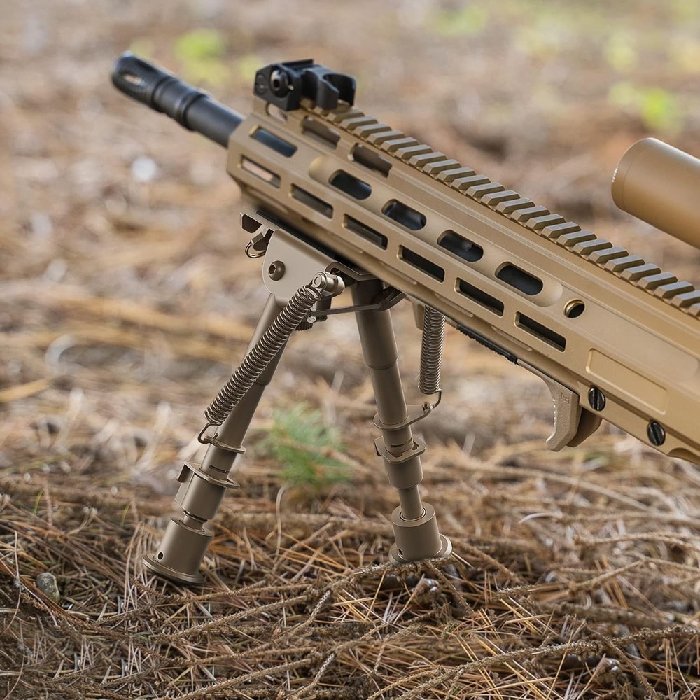 Lightweight 6-9" Bipod for Precision Shooting