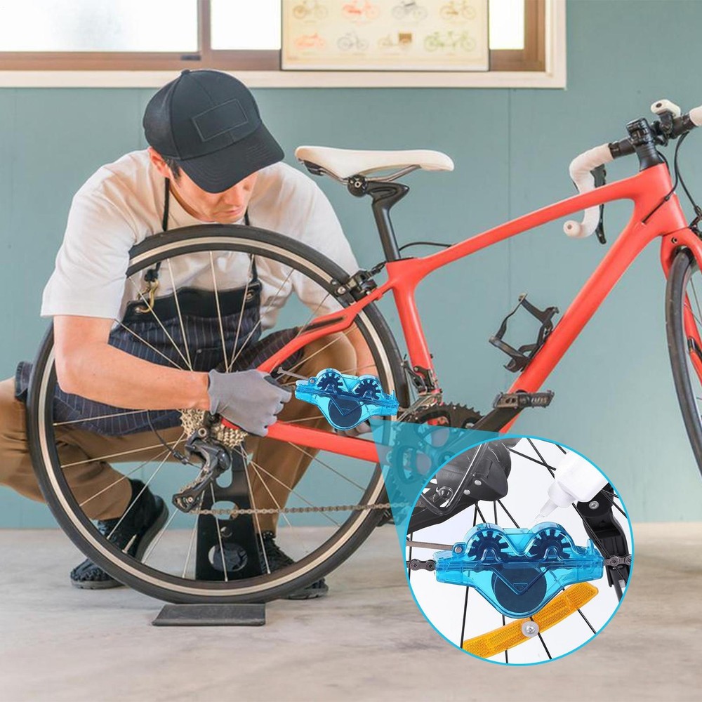 Cycling Cleaning Kit Cycle Chain Scrubber Cleans Tool Quick