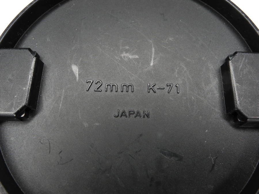 Contax K-71 72mm Genuine Snap On Plastic Front Camera Lens Cap