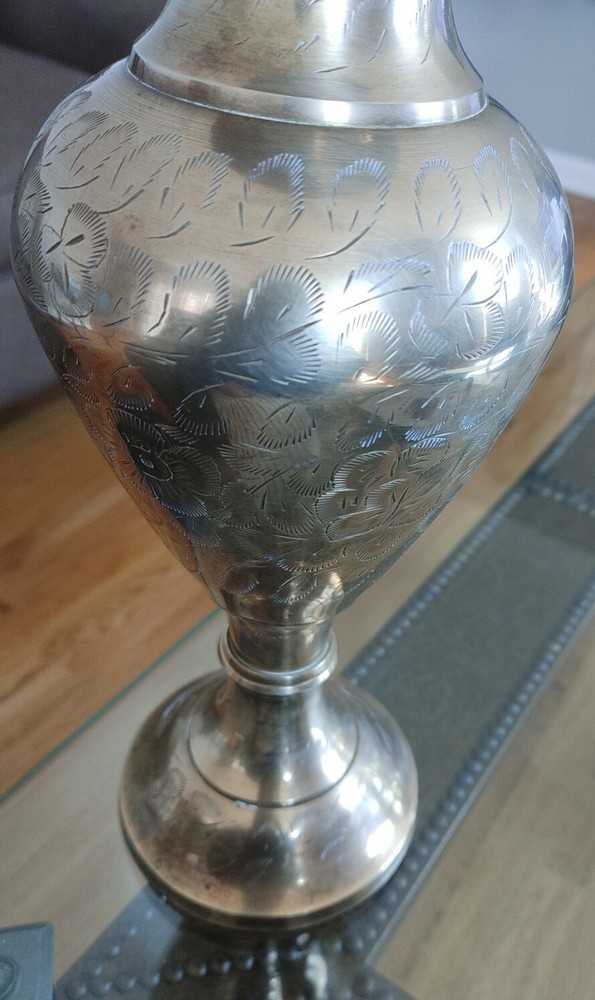 Kashmiri Anglo India Brass Vase