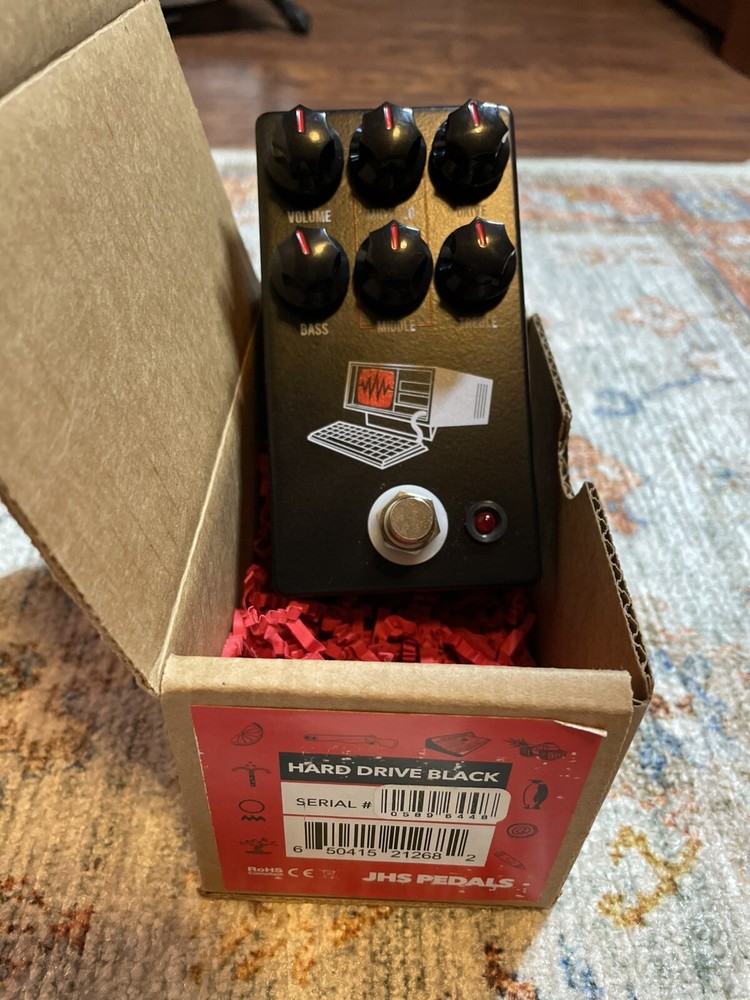 JHS Hard Drive Distortion Pedal - Black