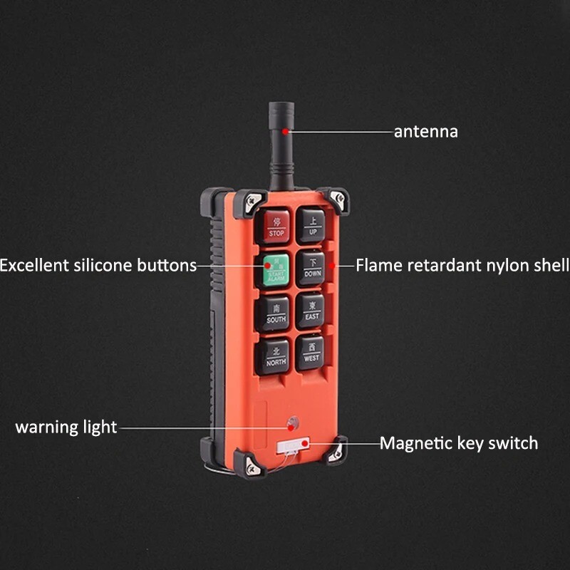 Industrial Wireless Remote Control F21-E1B Crane Electric Switch Three-phase