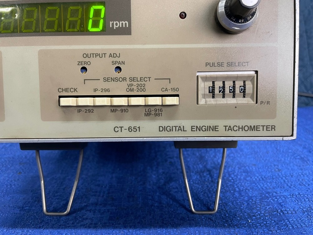 Ono Sokki CT-651 Digital Engine Tachometer