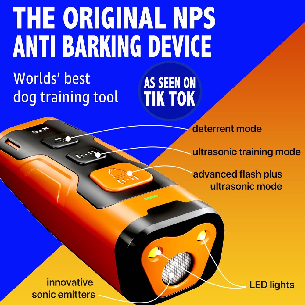 NPS Alpha Dog Bark Deterrent Device Stops Bad Behavior