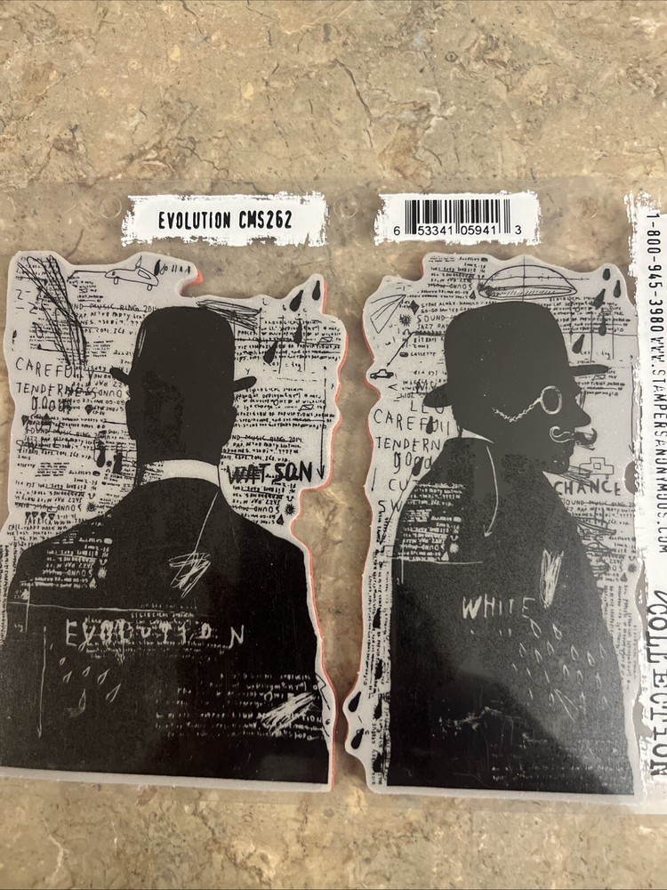 Stampers Anonymous Evolution CMS 262 Cling Stamp Tim Haltz