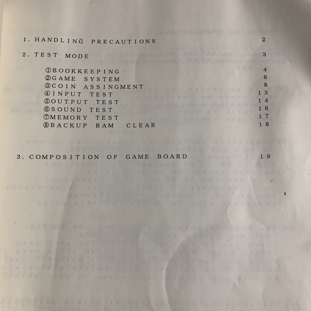 Original Virtua striker Sega ￼arcade video game manual
