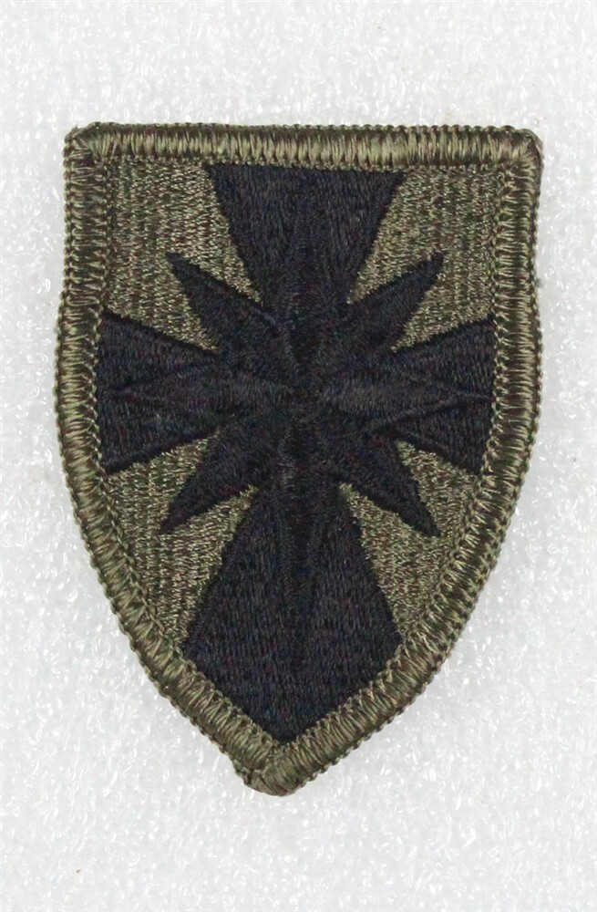 Army Patch: 8th Field Army Support Command - subdued, merrowed edge