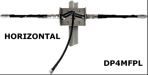 ProComm DP4MFPL Universal Dipole Antenna Mount w/Lug Studs & 1’ Female UHF Cable