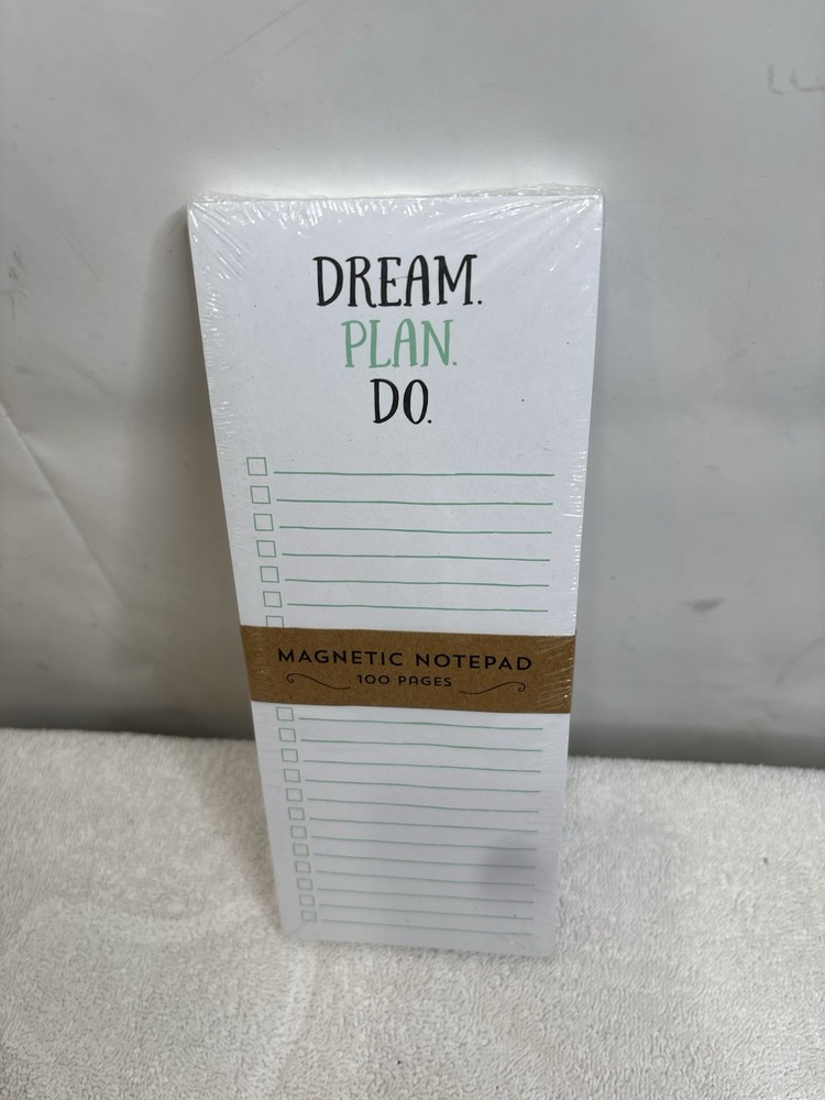 Eccolo 100 Pages Dream. Plan. Do. Check List Magnetic Note Pad