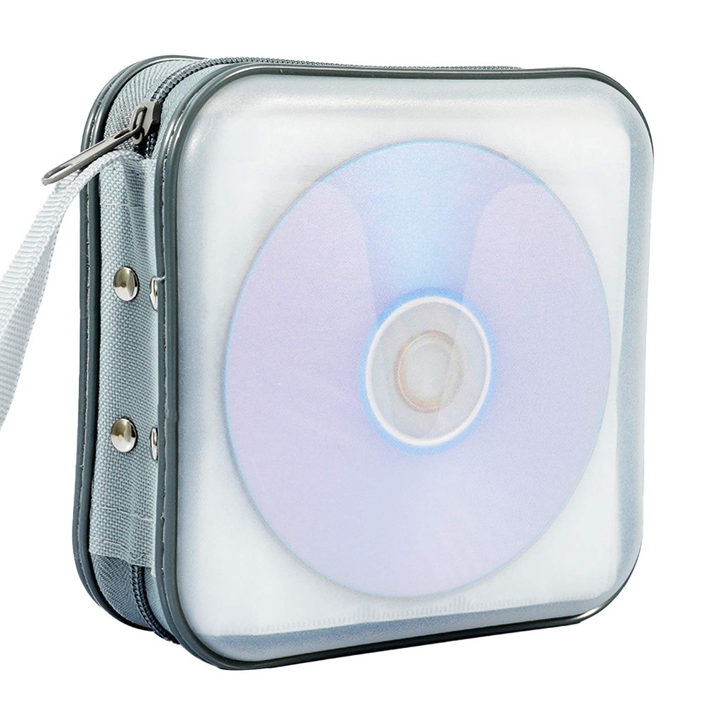 CD Case CD/DVD Case Wallet 40 Capacity Protective CD VCD Case Storage Organiz