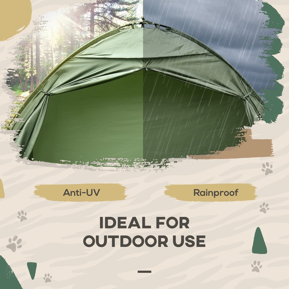 Portable Folding Outdoor Elevated Camp Cot Tent Combo Camping Bed