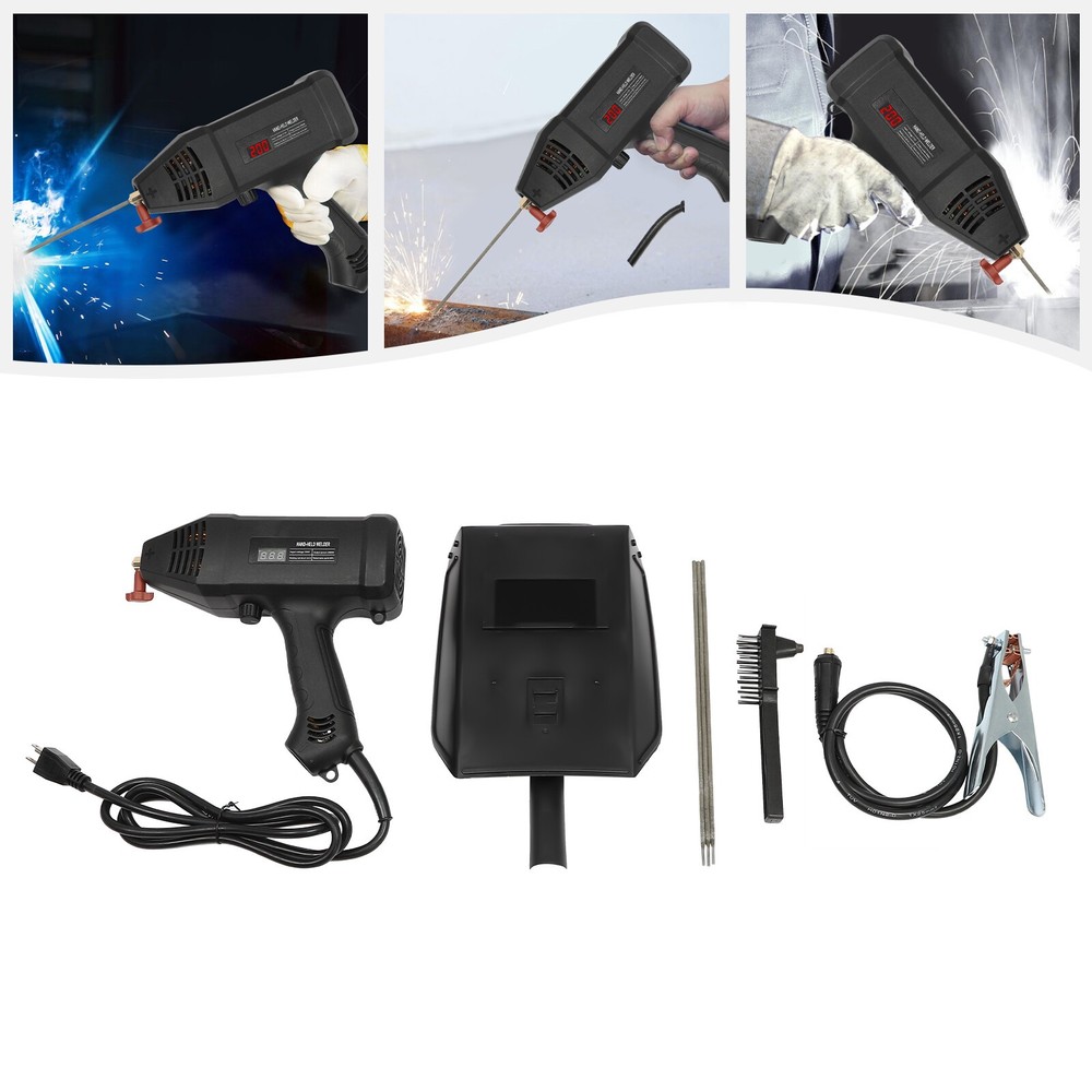 110V 3000W Handheld Electric Welding Machine Kit with Adjustable Current