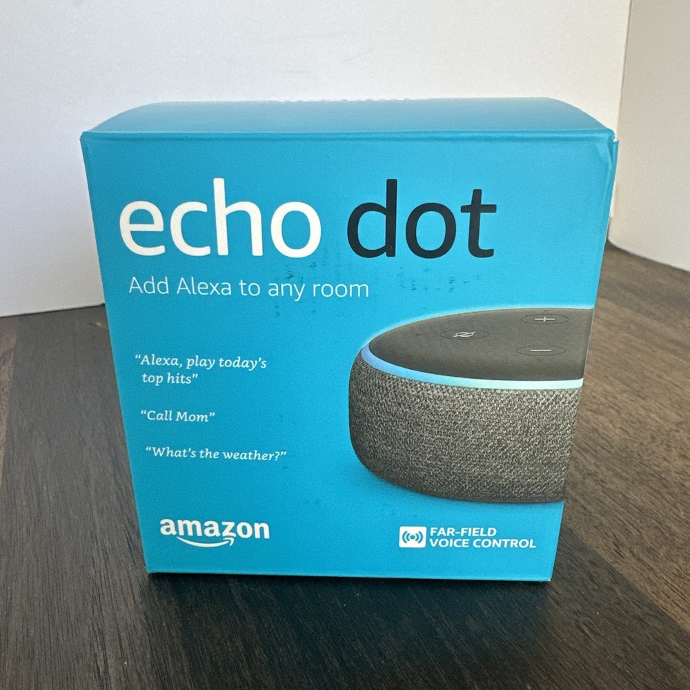 Amazon Echo Dot (3rd Generation) Smart Speaker with Alexa - Charcoal