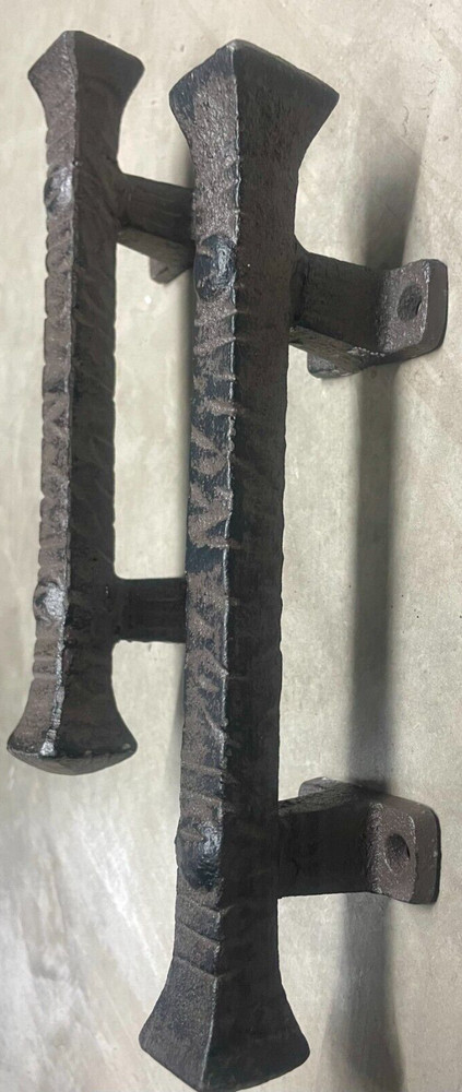 1 Barn Door Pull Handle Rustic HEAVY Cast Iron Grab Gate Handles Easy Install 9"