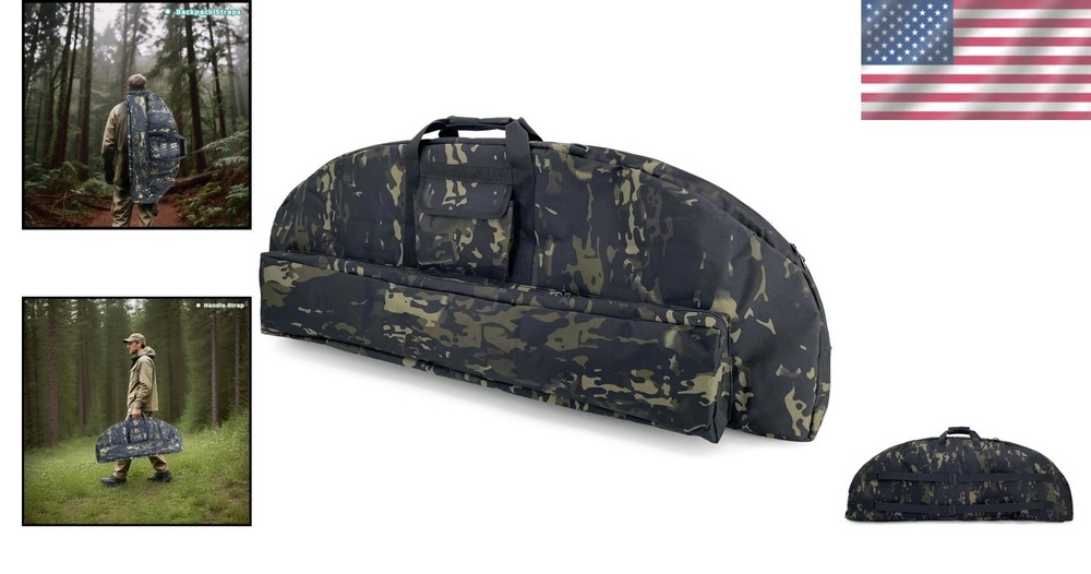 Adjustable Strap Bow Case with Foam Padding