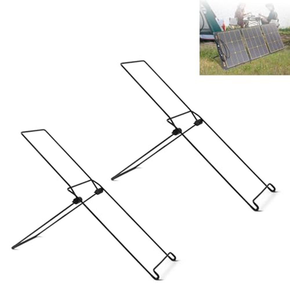 Foldable Solar Bracket 2PCS Adjustable Mount for Various Models of Solar Panels